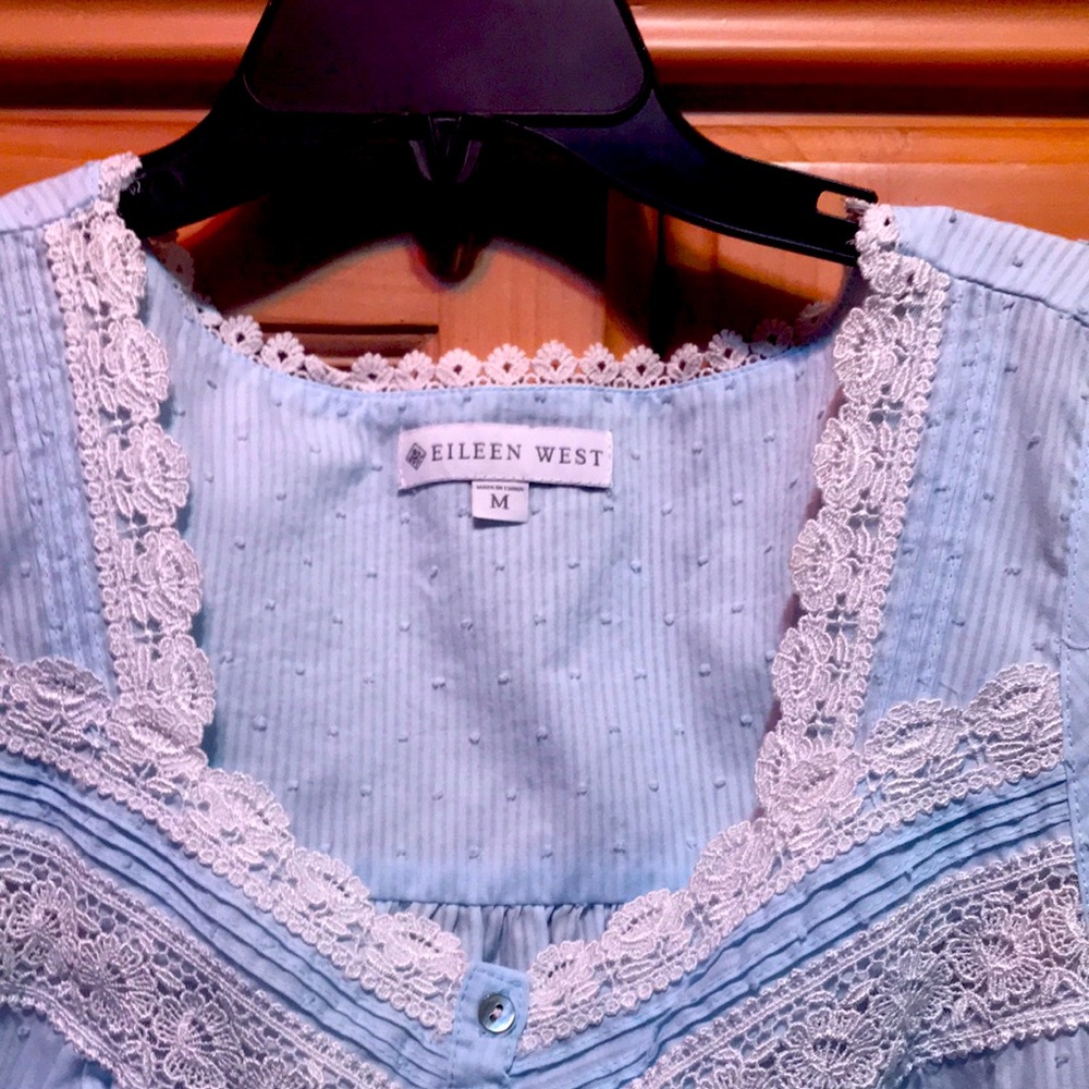 Eileen West Blue and White